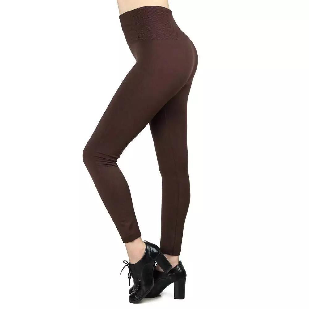 2 Pack Women’s Fleece Lined Leggings High Waist Stretchy warm