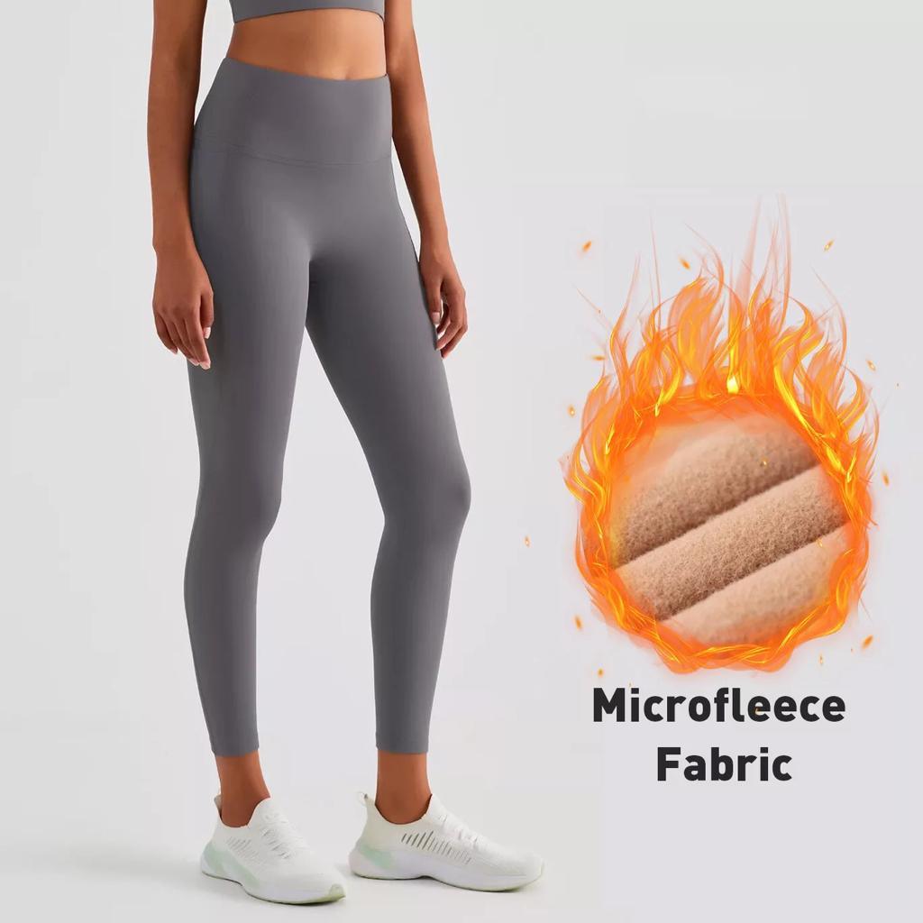 2 Pack Women’s Fleece Lined Leggings High Waist Stretchy warm