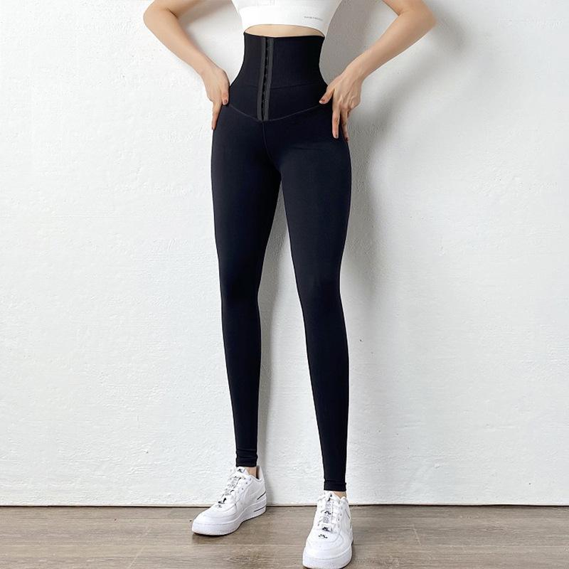 Corset Hip Lift Postpartum Shaping Yoga High Waist Tights Leggings